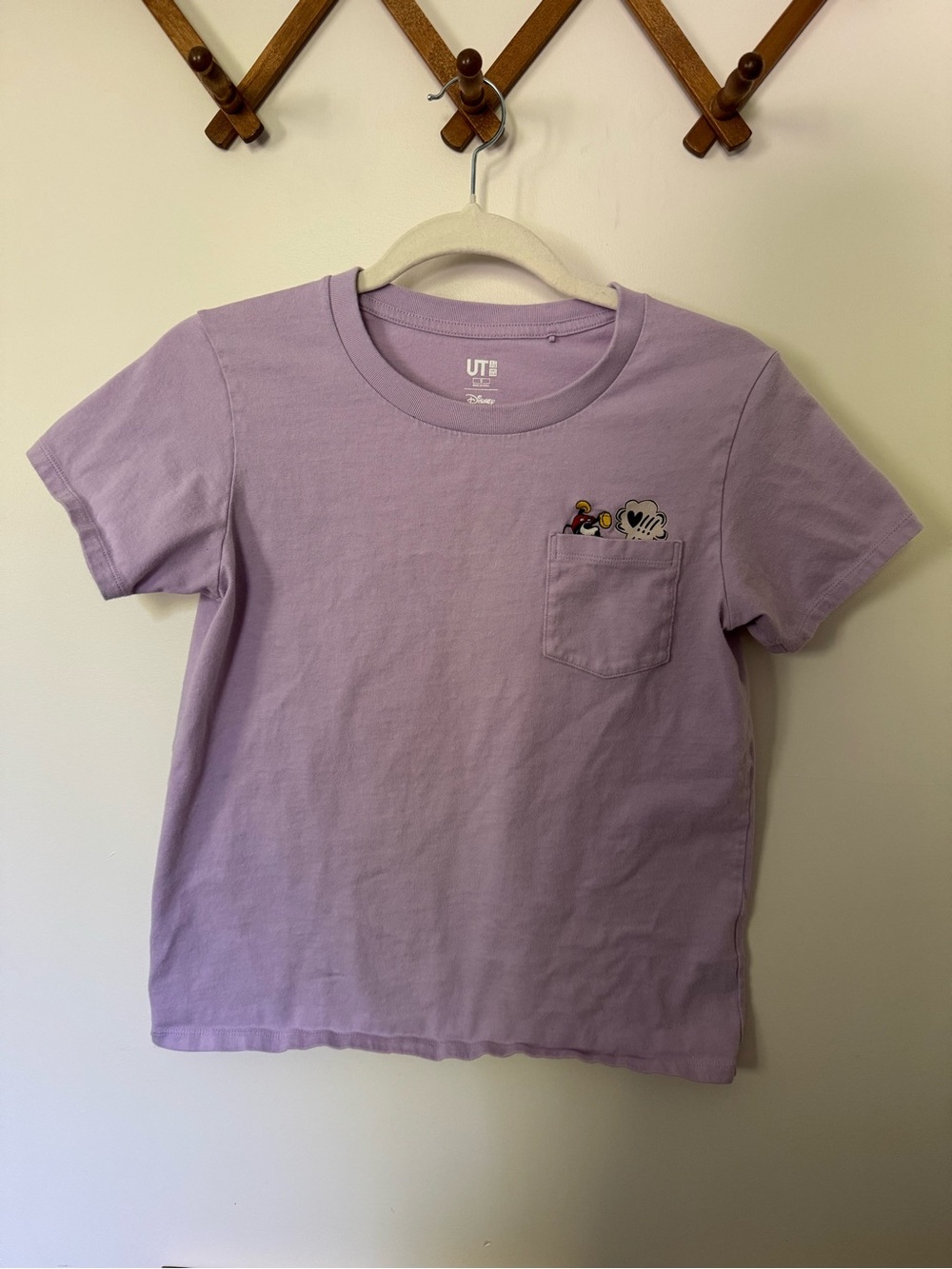 Uniqlo x Disney Mickey Purple Tshirt
